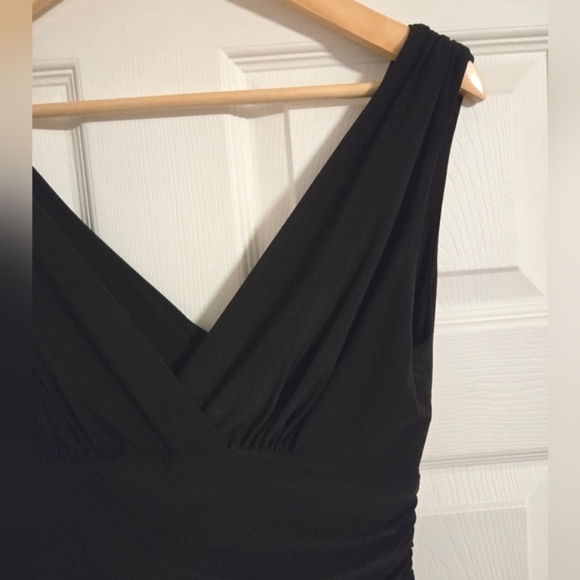 SL Fashions Black Fit And Flare Party Dress Size 8 - Picture 5 of 10